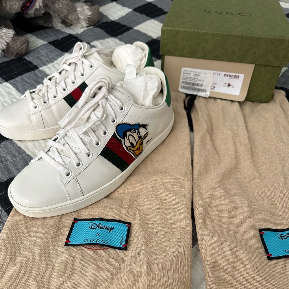 Used Gucci x Disney Sneakers Size 38